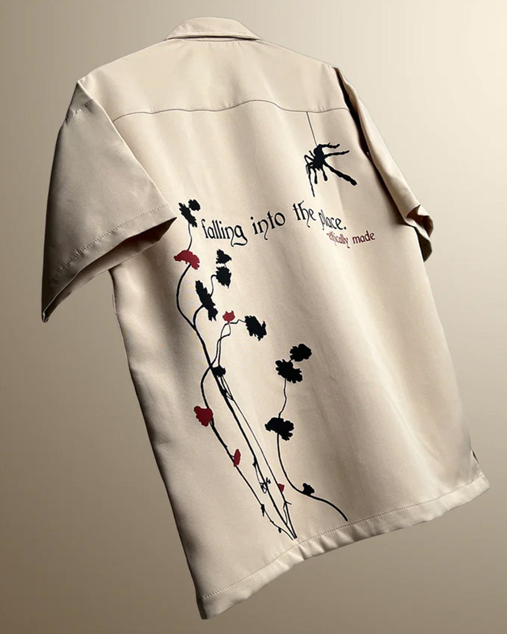Flowers & Shadows Bowling Shirt