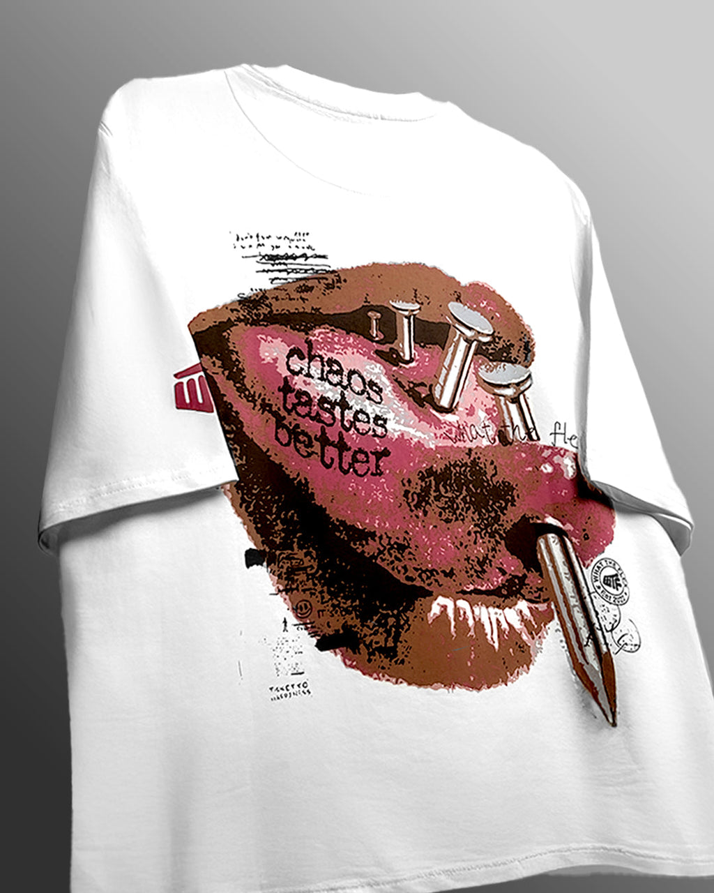 Riot Off White Boxy Fit T-shirt