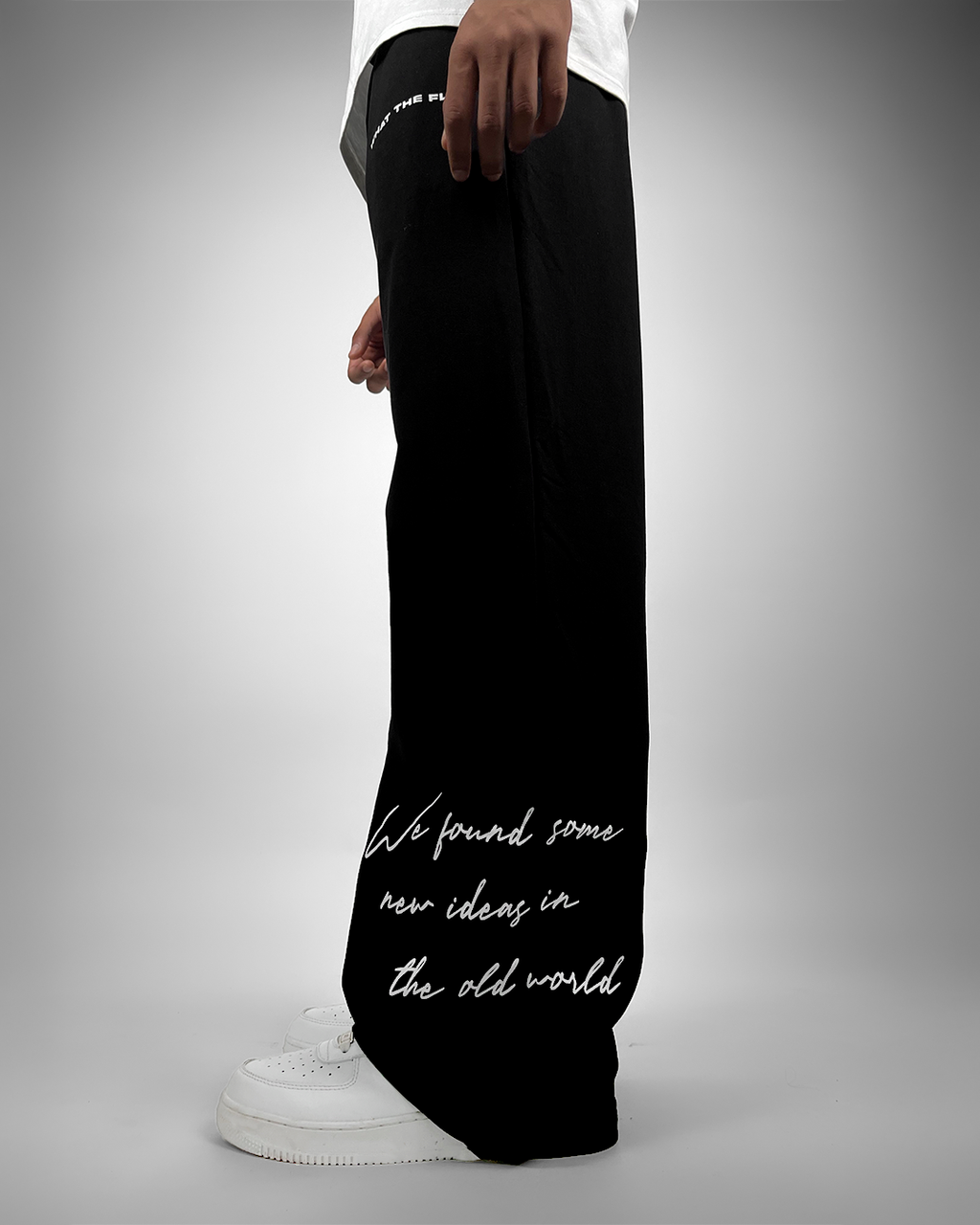 Old World Black Essential Pants