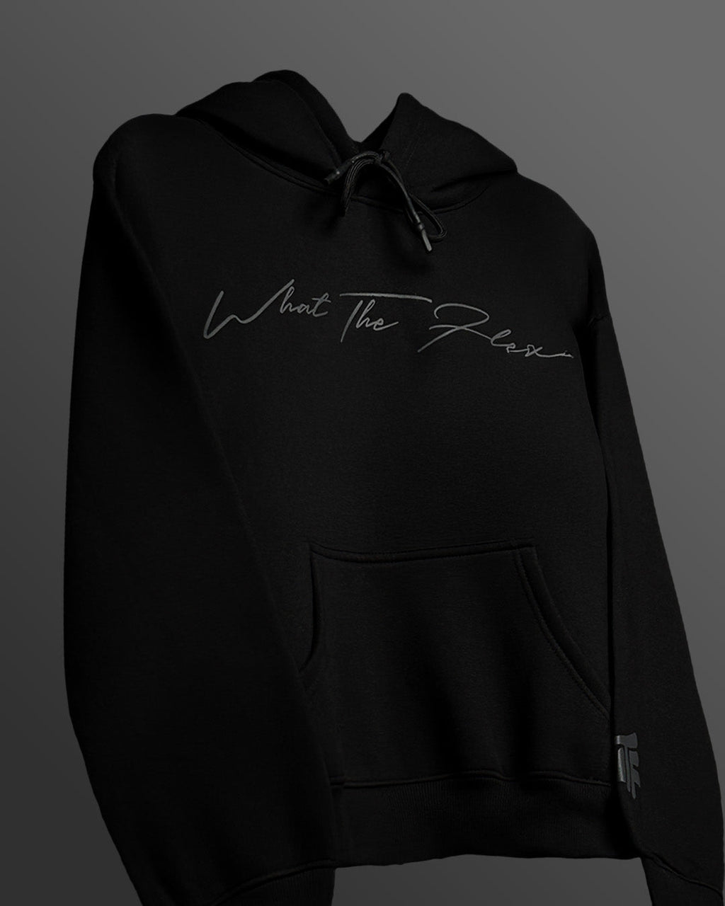 Fearless Black Boxy Fit Hoodie