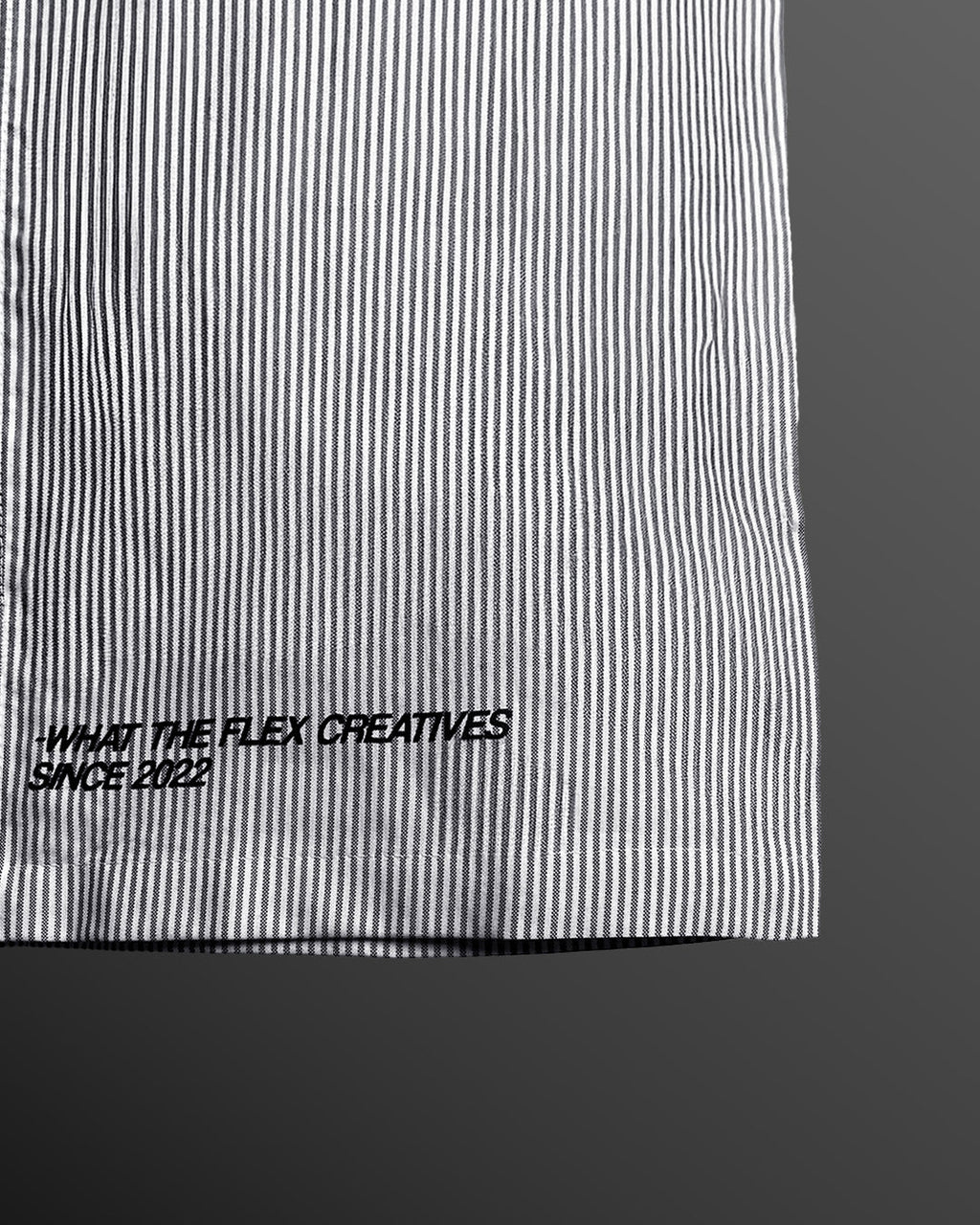 All Things Black Striped Shirt