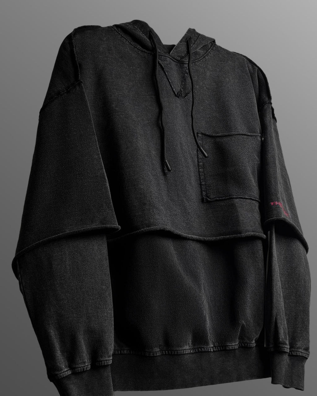 Bad Land Double Layer Hoodie