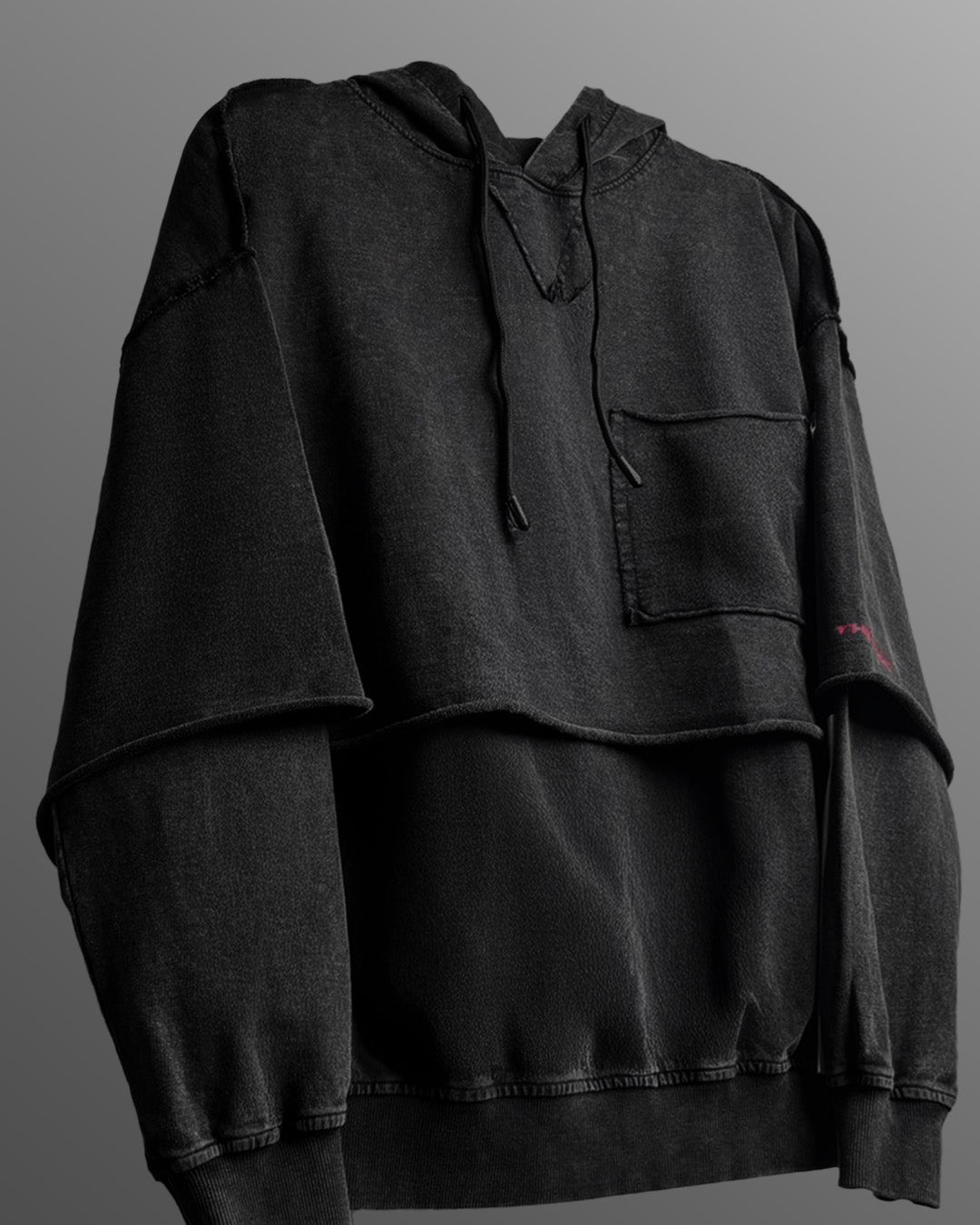 Bad Land Double Layer Hoodie