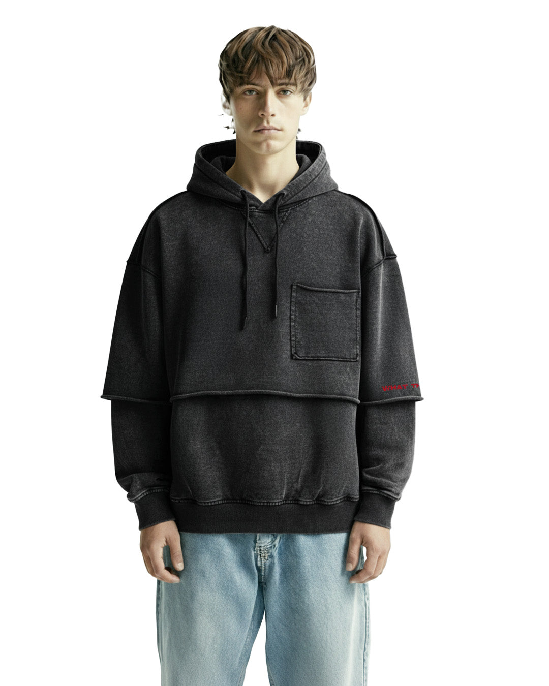 Bad Land Double Layer Hoodie