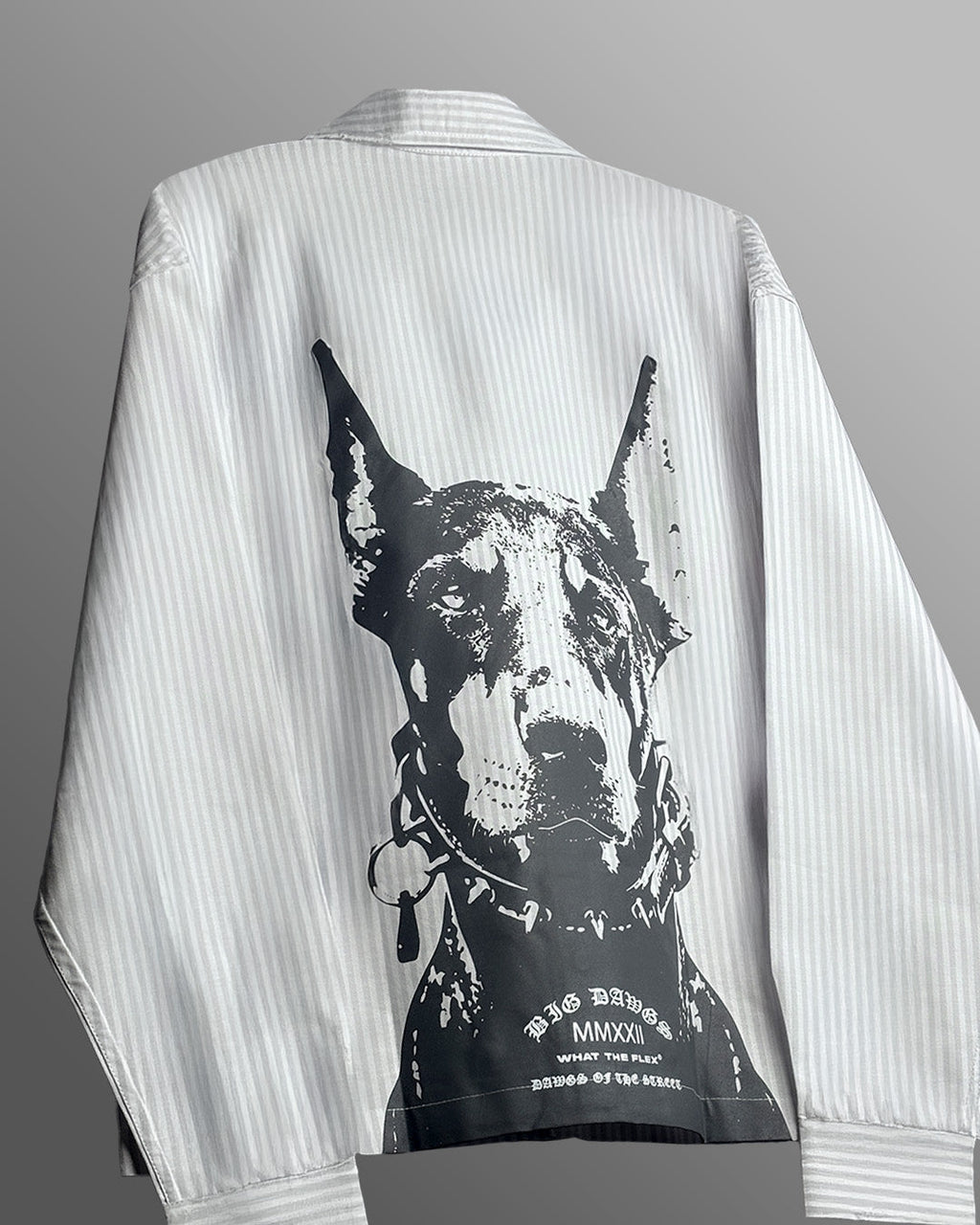 Big Dawgs Grey Striped Shirt
