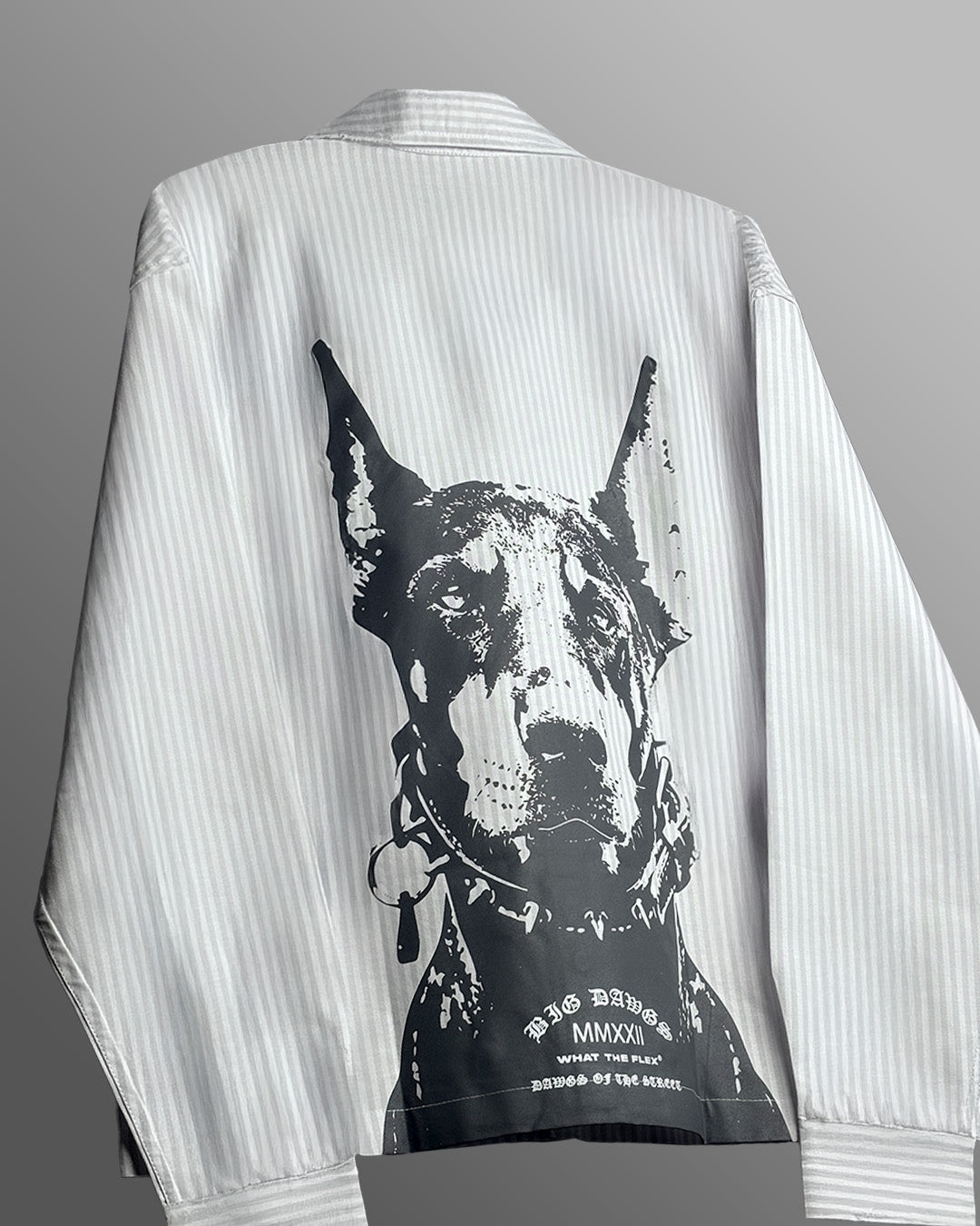 Big Dawgs Grey Striped Shirt