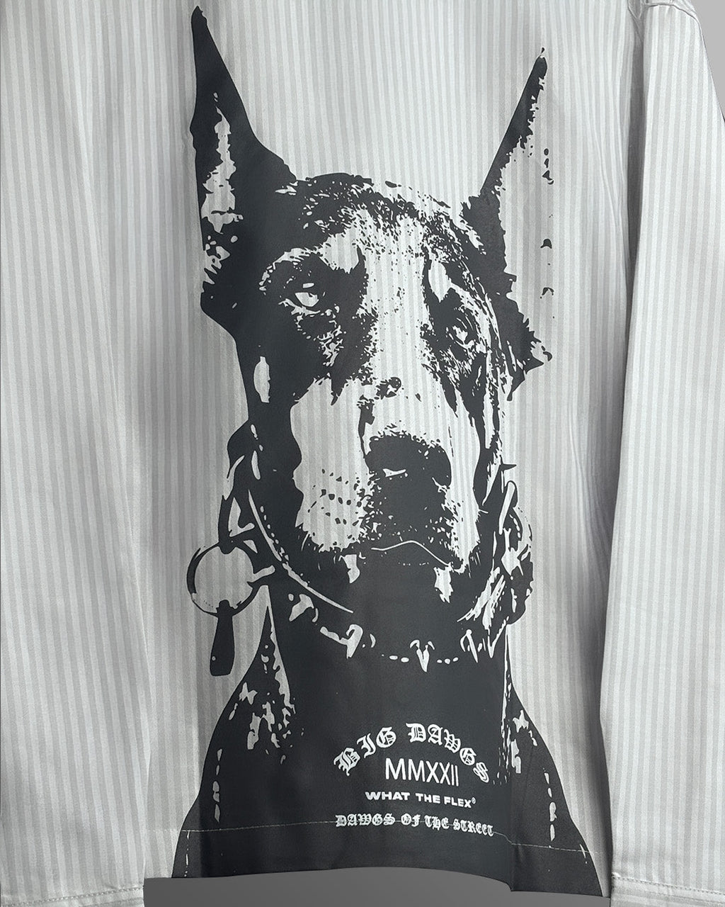 Big Dawgs Grey Striped Shirt