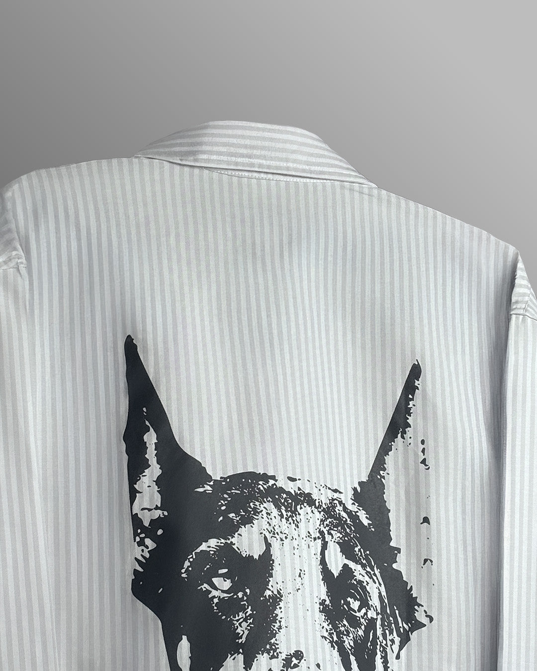 Big Dawgs Grey Striped Shirt