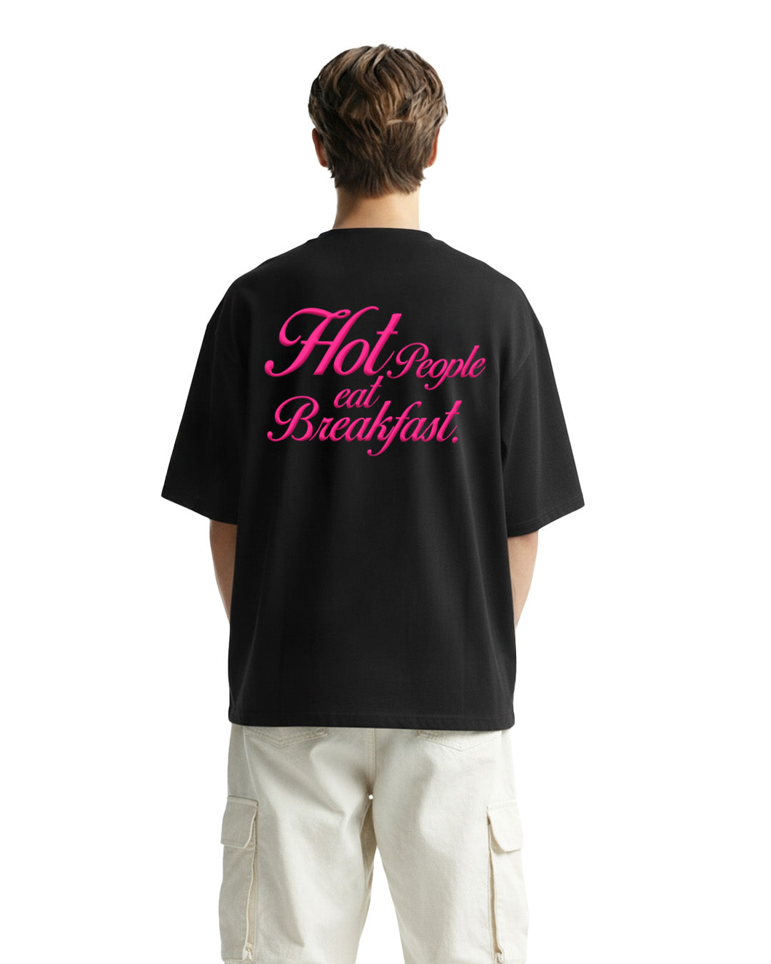 Goat Breakfast Black Heavyweight T-shirt