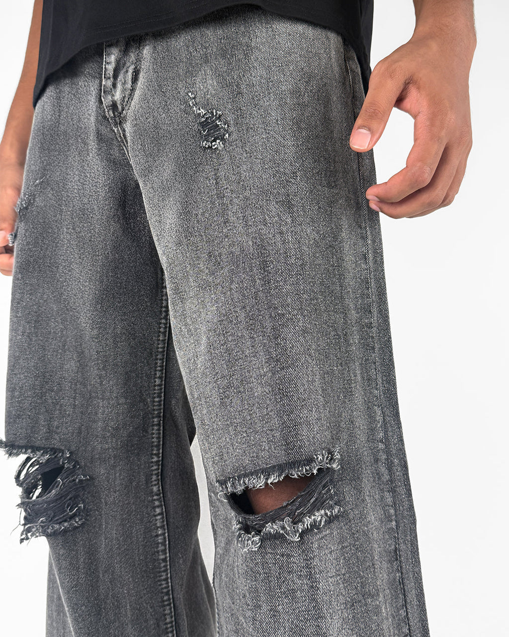 Black Rugged Jeans
