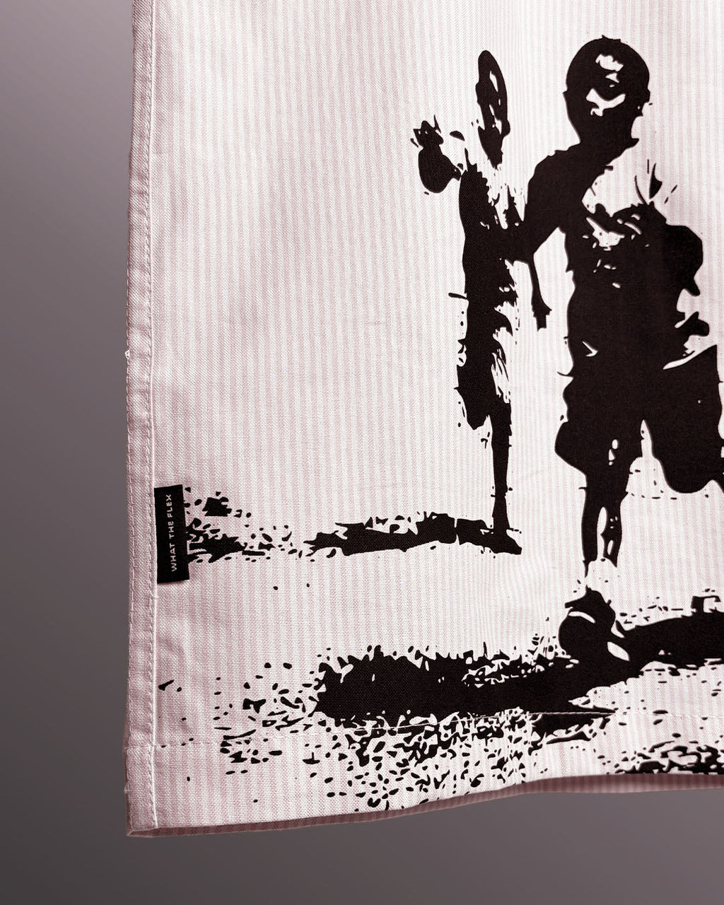 Broken Dreams Half Sleeve Striped Shirt