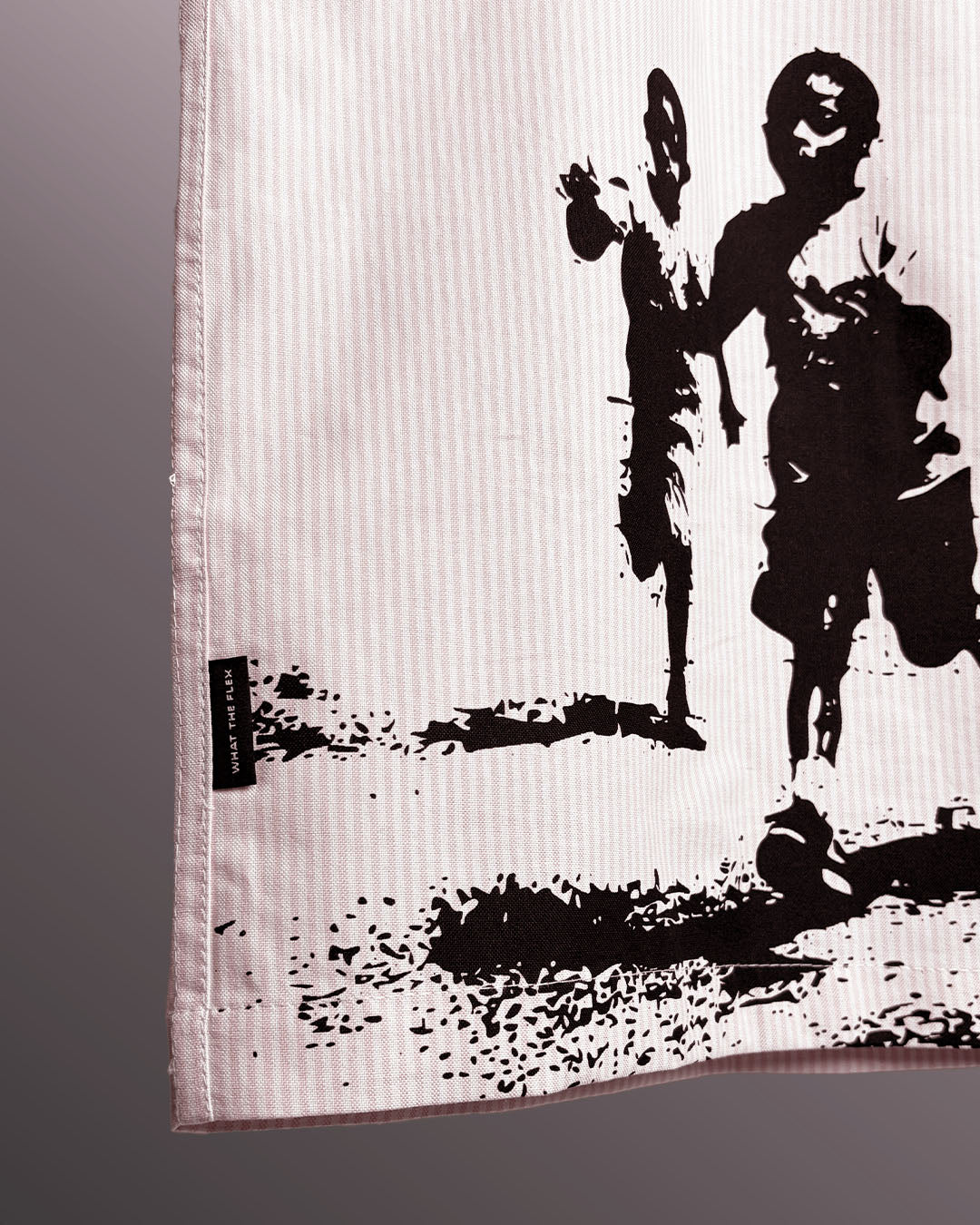 Broken Dreams Half Sleeve Striped Shirt