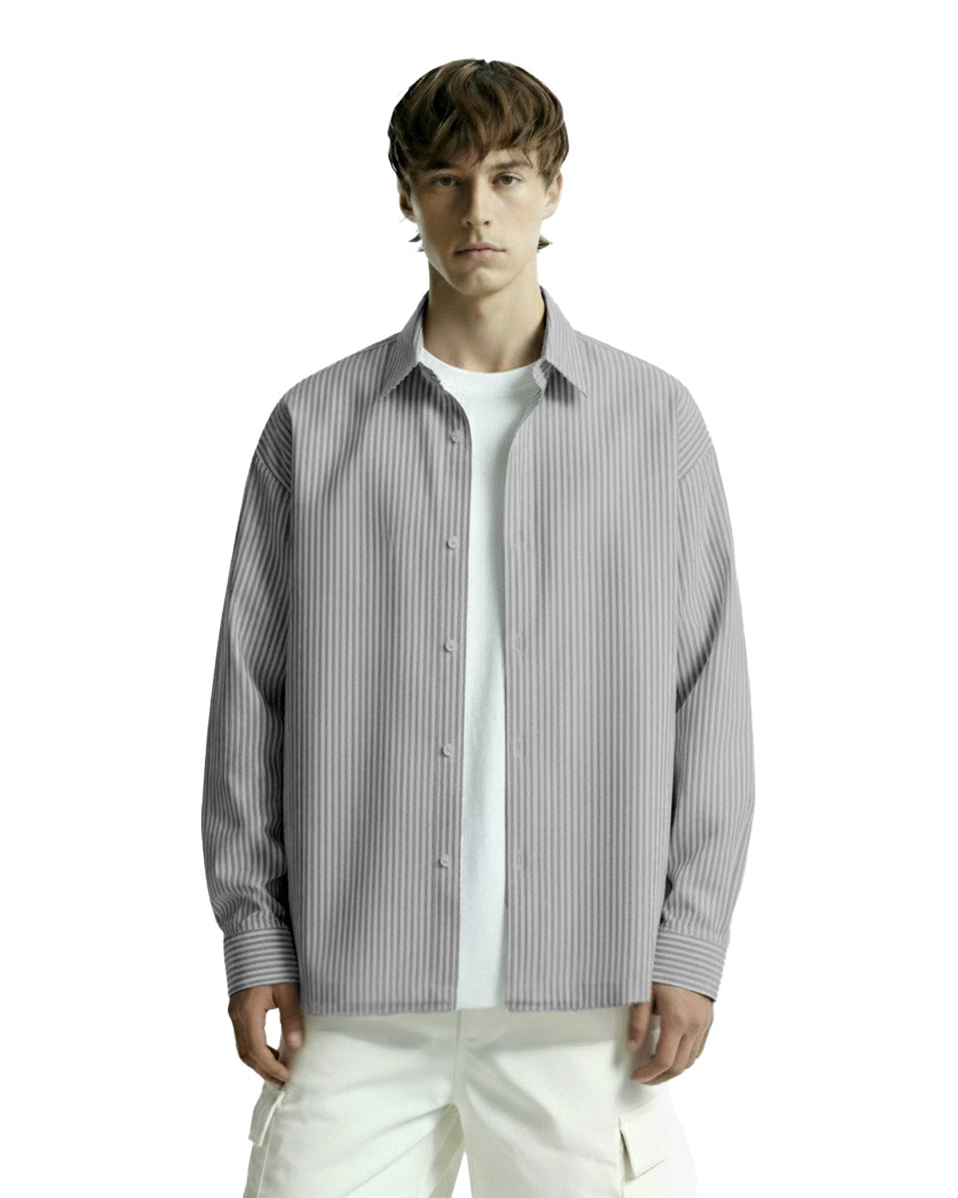 Basic Black Striped Shirt