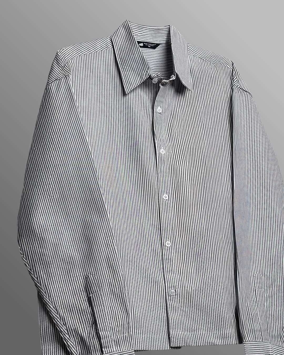 Basic Black Striped Shirt