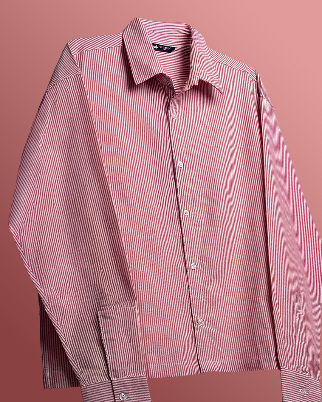 Basic Red Striped Shirt