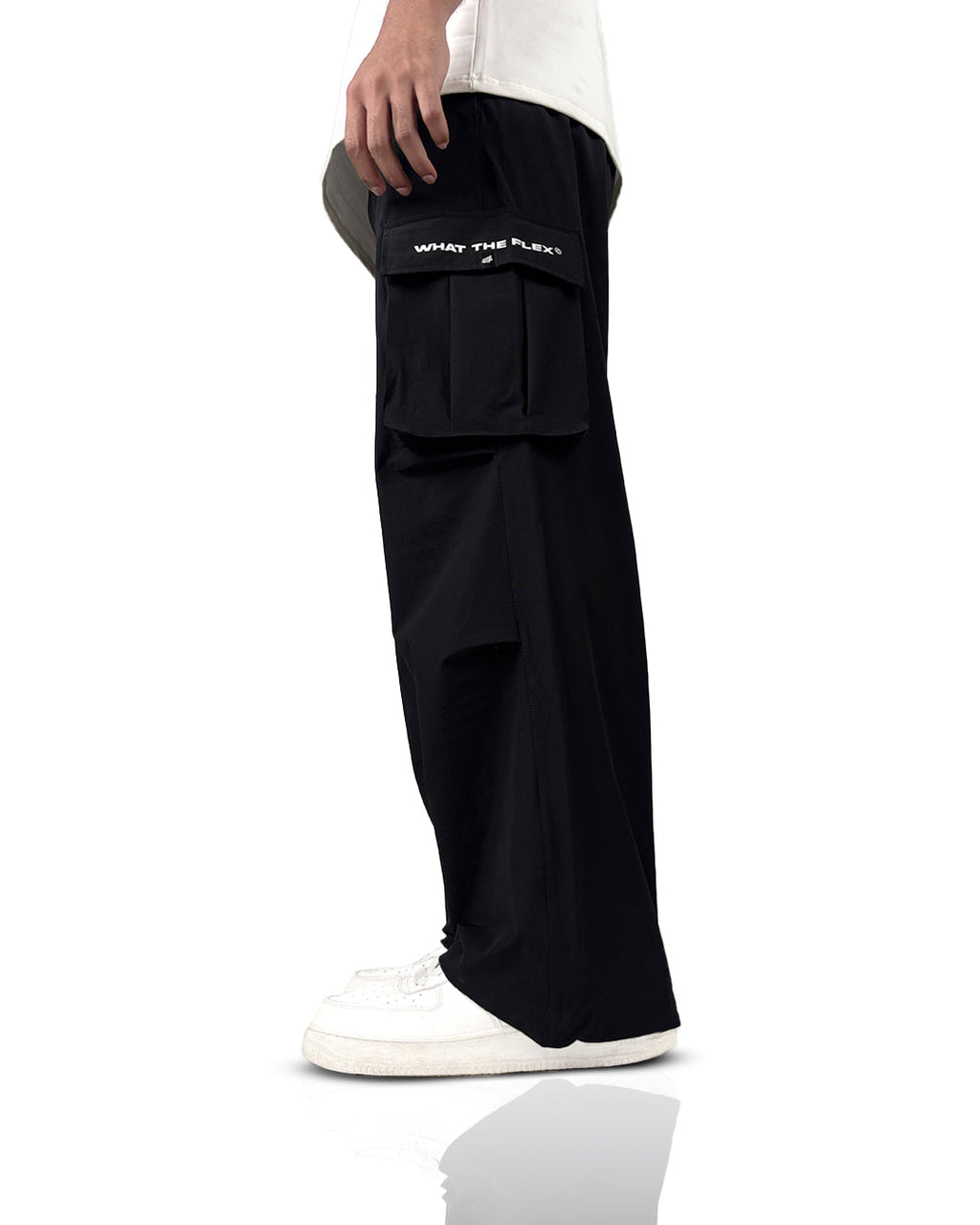 Black Freefall Parachute Pants