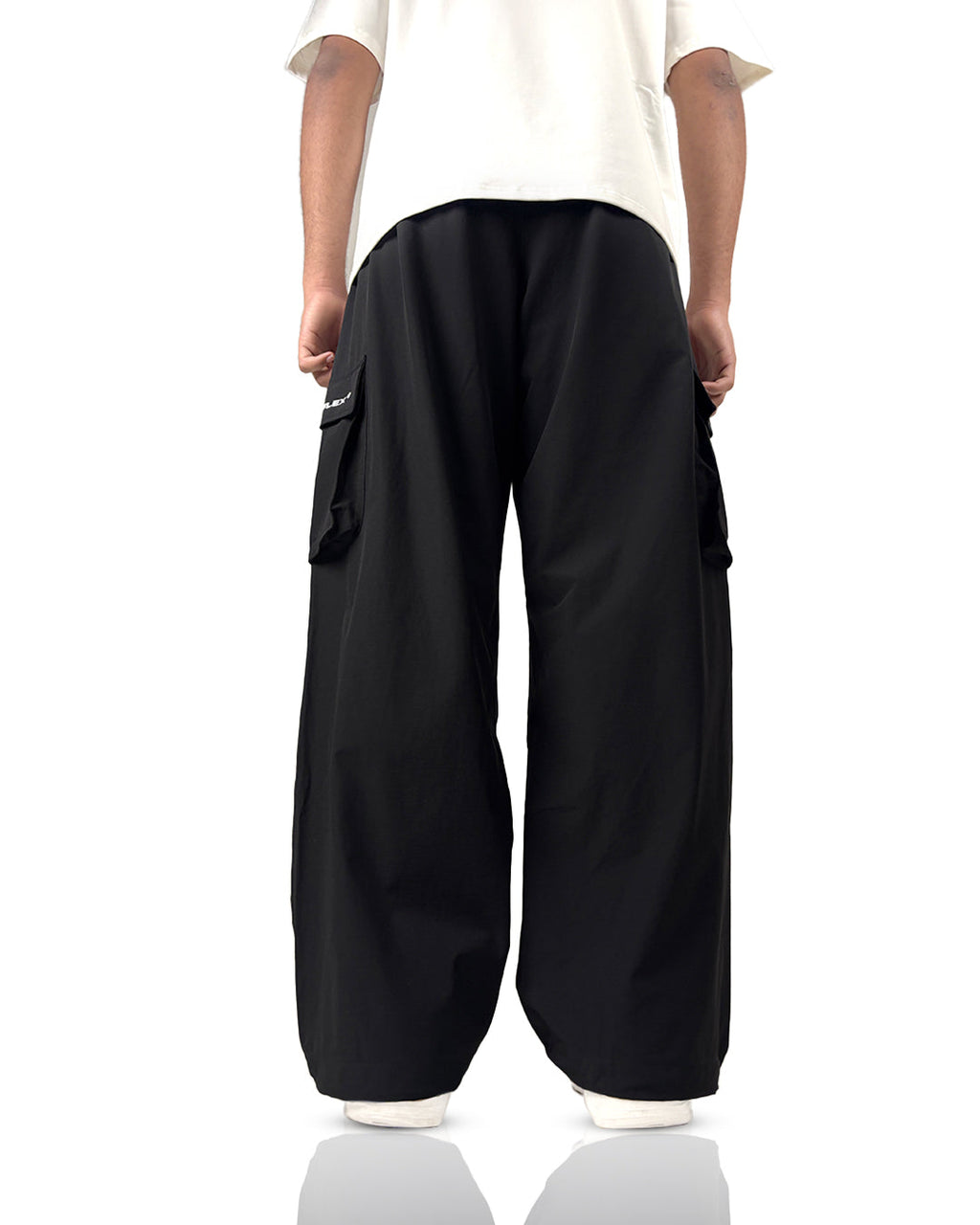 Black Freefall Parachute Pants