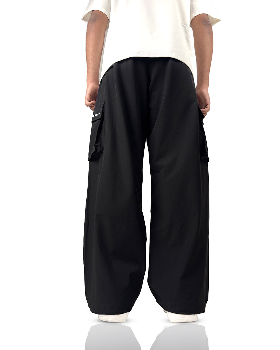 Black Freefall Parachute Pants
