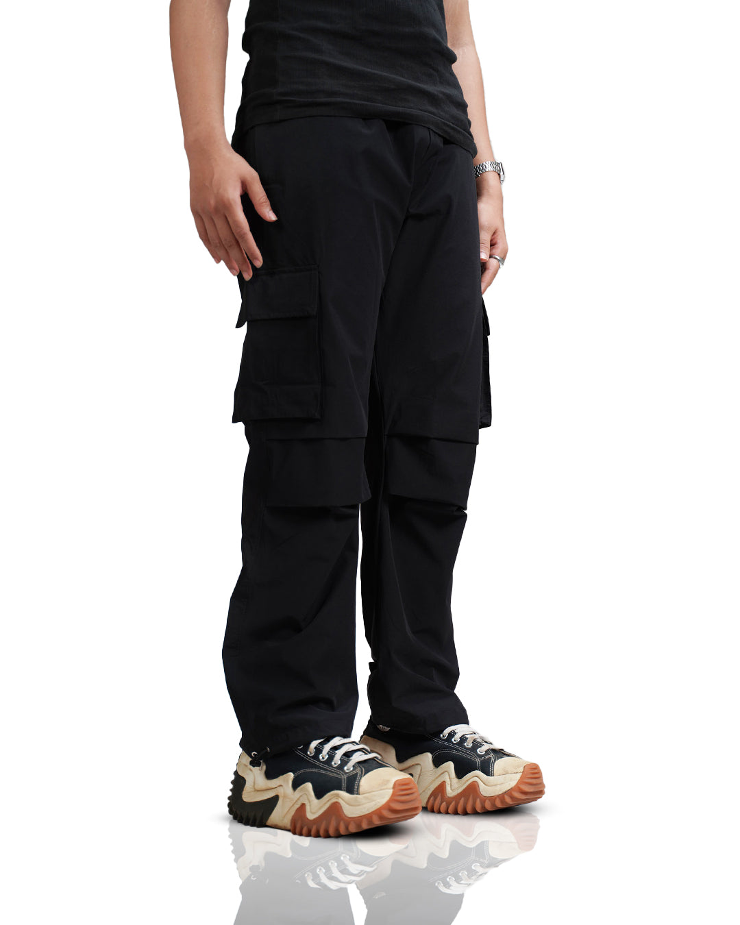 Black Parachute Pants