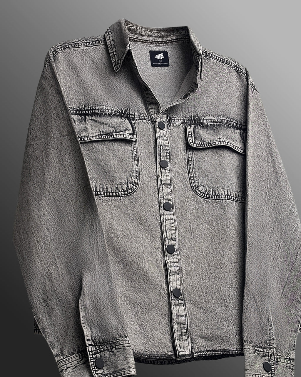 Blank Space Grey Denim Shirt