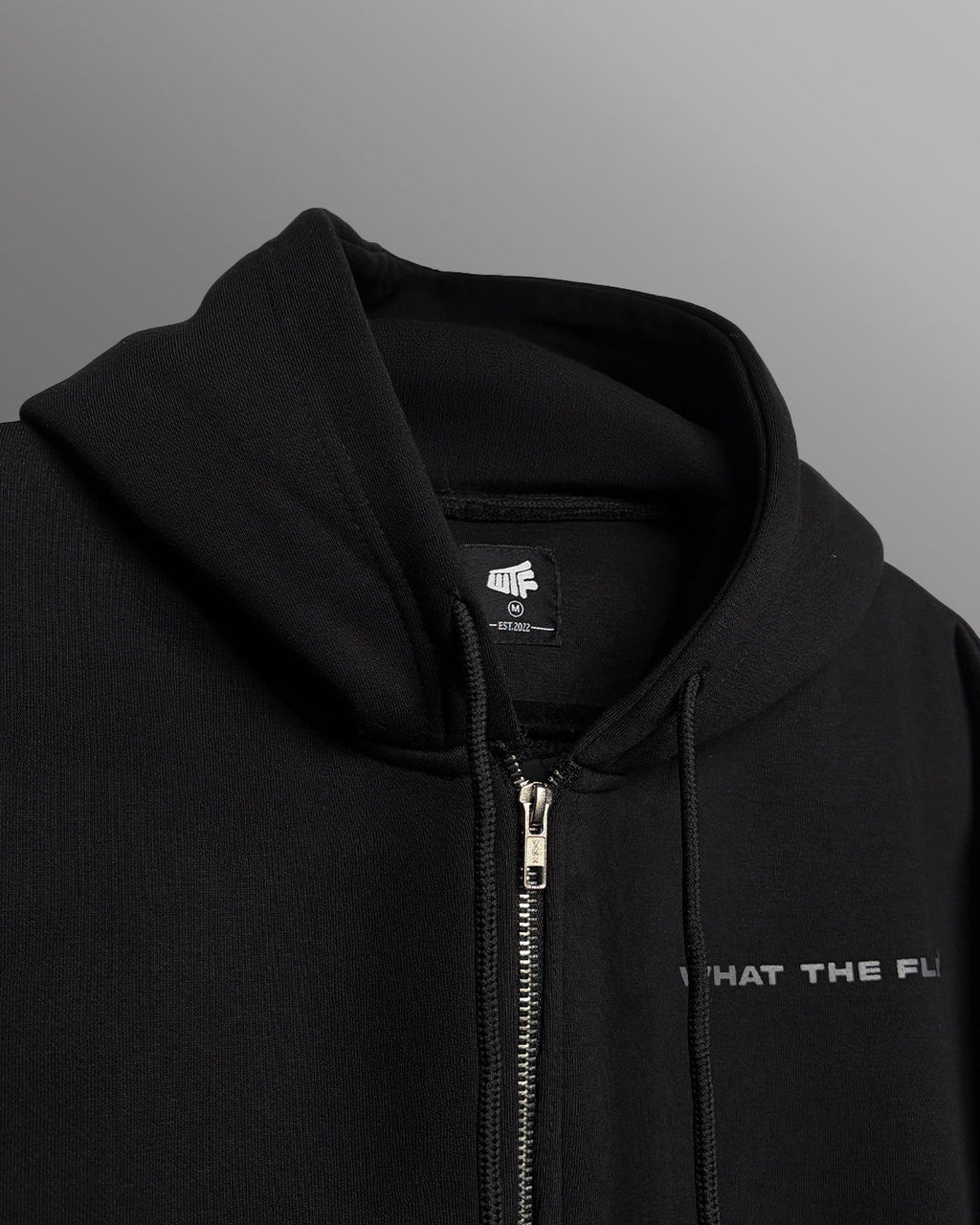 Concrete Dreams Black Zipper Hoodie