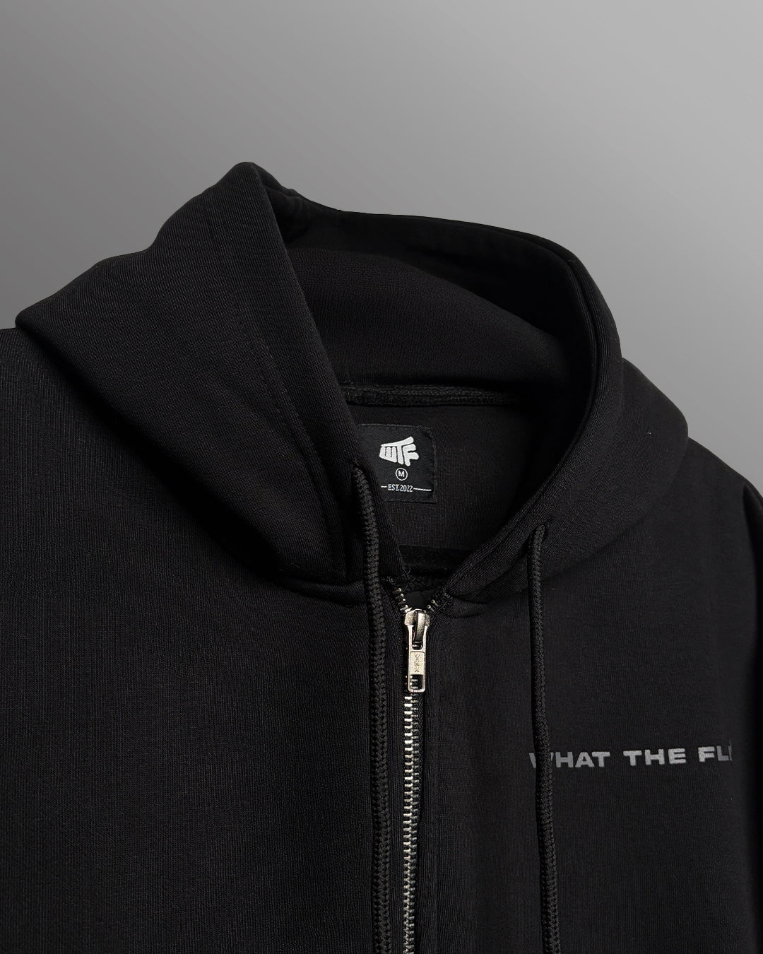 Concrete Dreams Black Zipper Hoodie