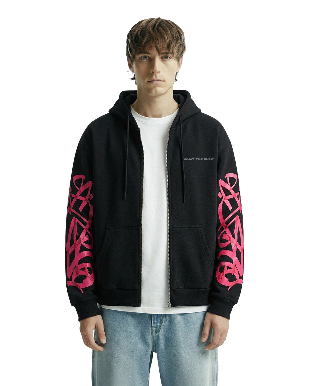 Concrete Dreams Black Zipper Hoodie