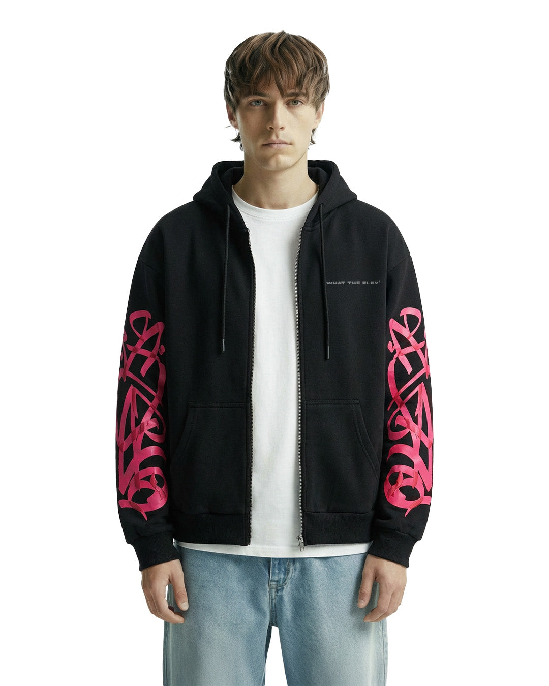 Concrete Dreams Black Zipper Hoodie