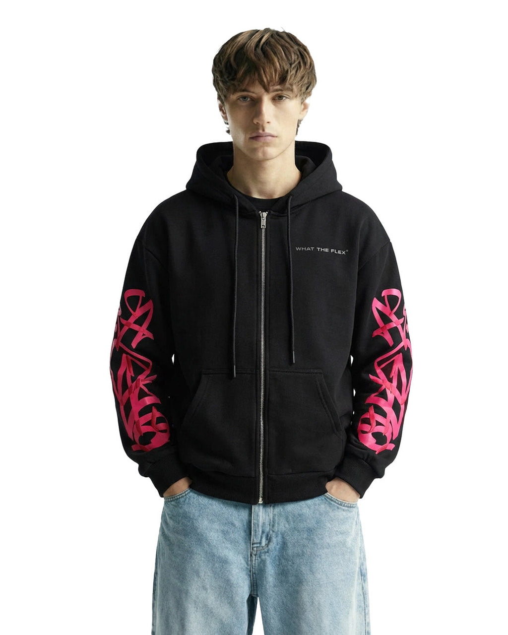 Concrete Dreams Black Zipper Hoodie