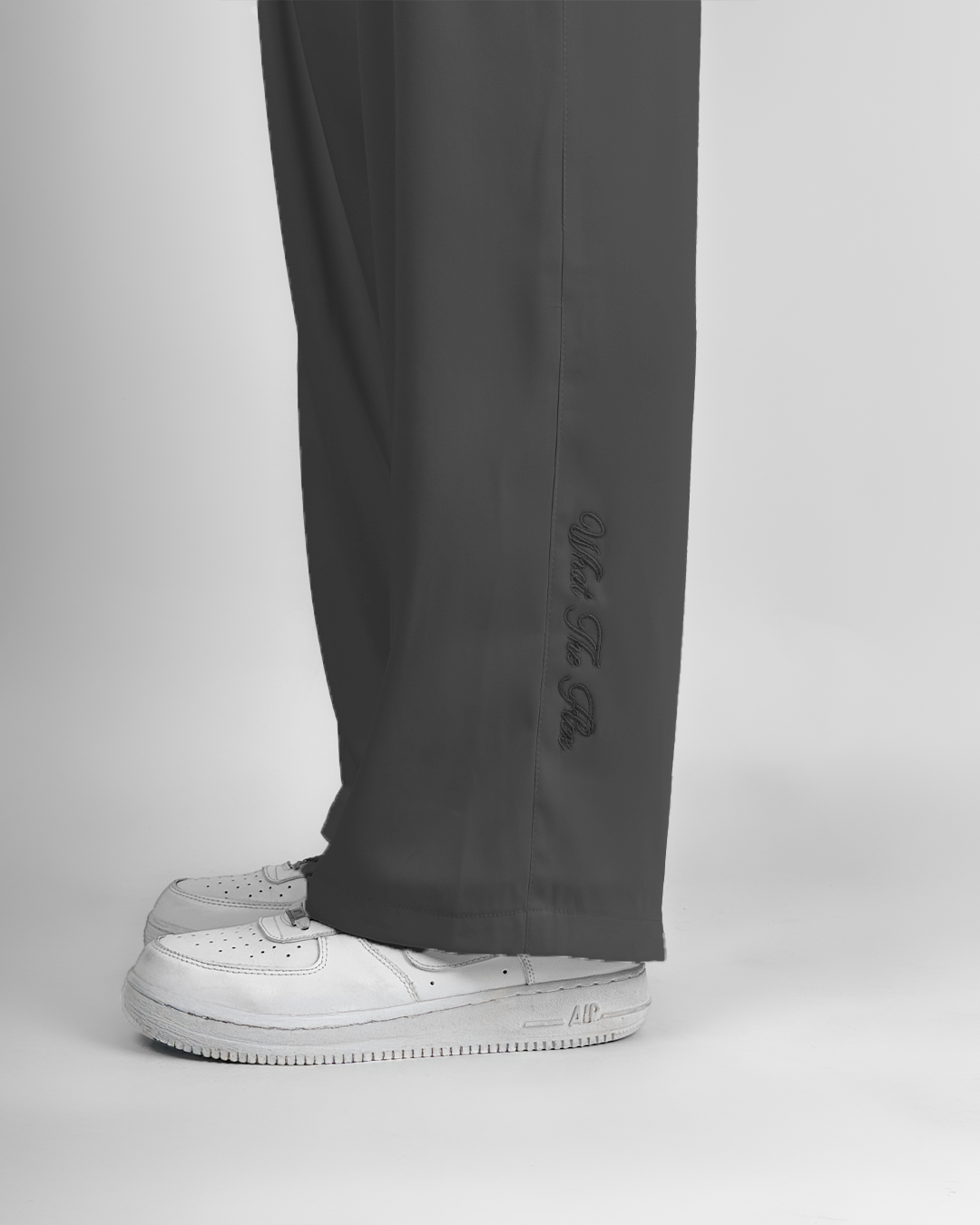 Dark Grey Classic Korean Pants