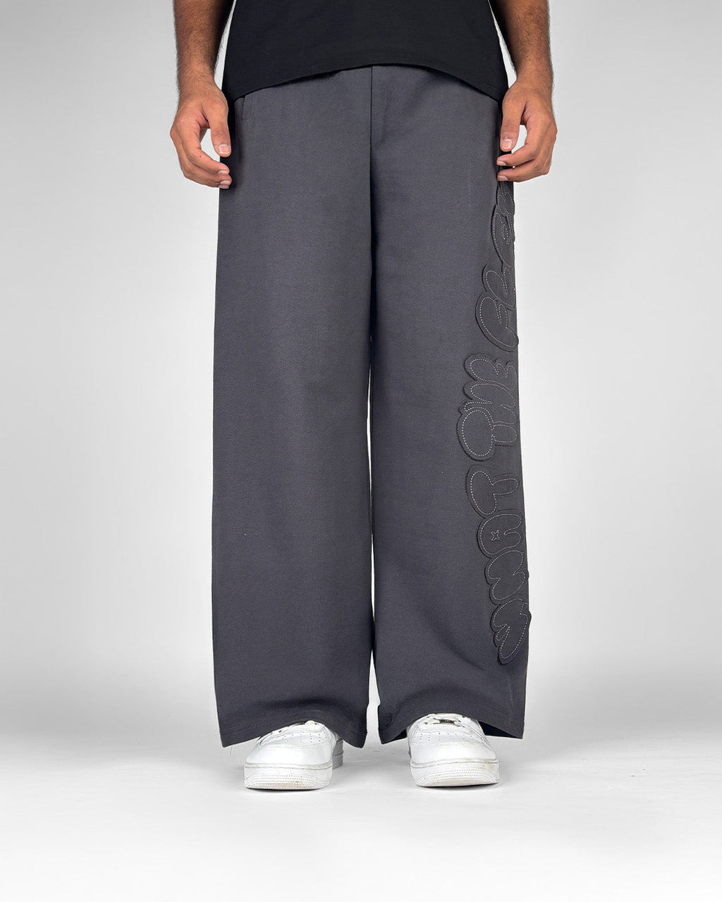 Grey Dropout Sweatpants