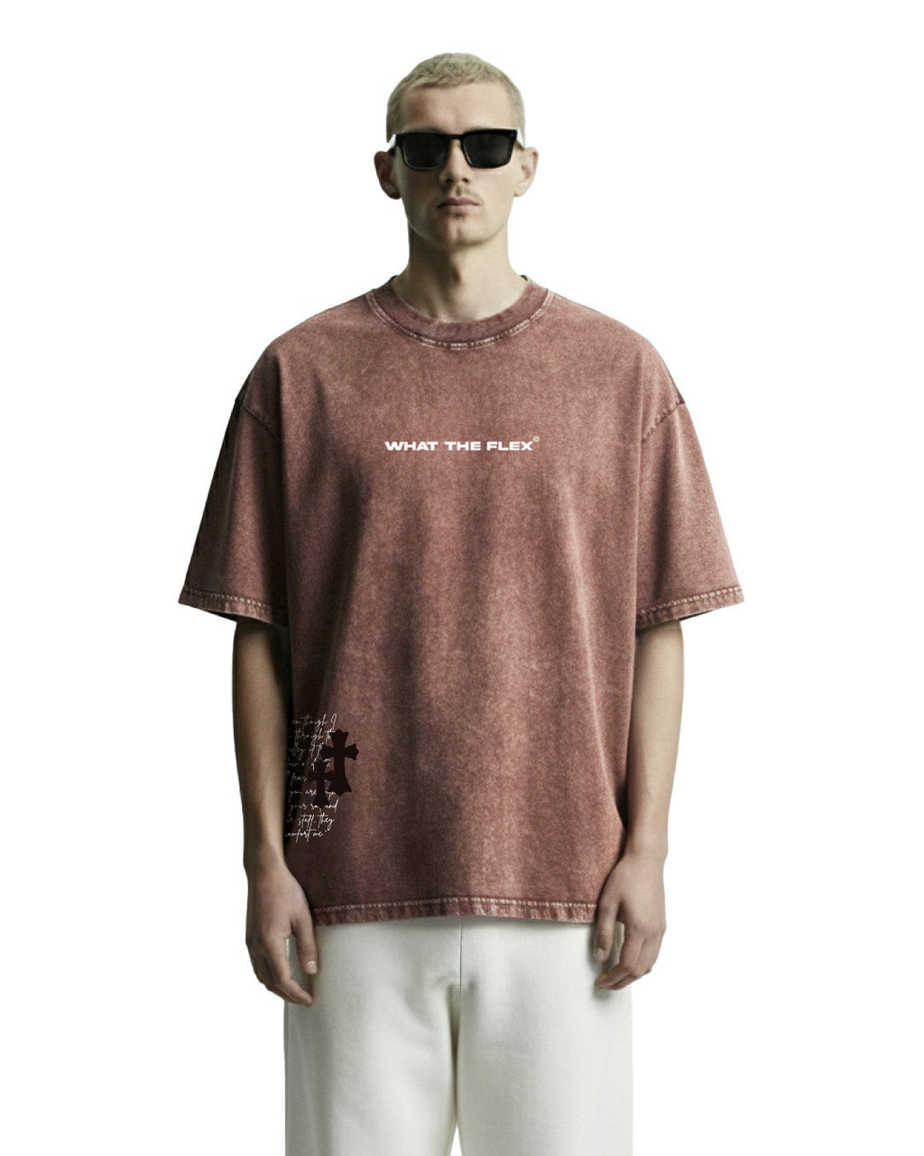 Fallen Fate Brown Acid Wash T-Shirt