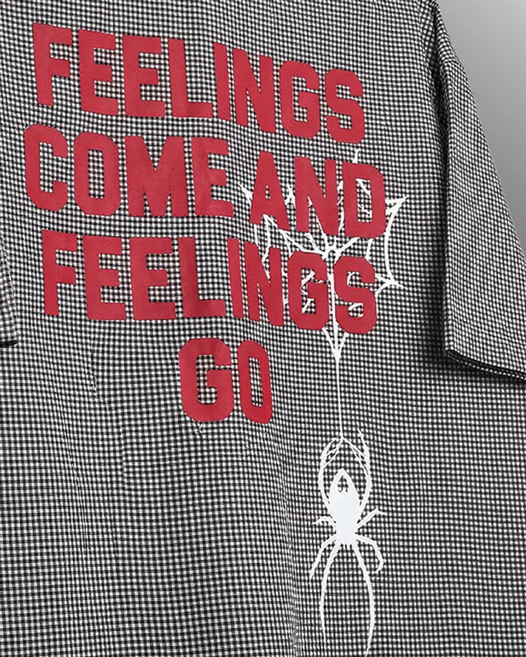 Feelings Checks Black shirt