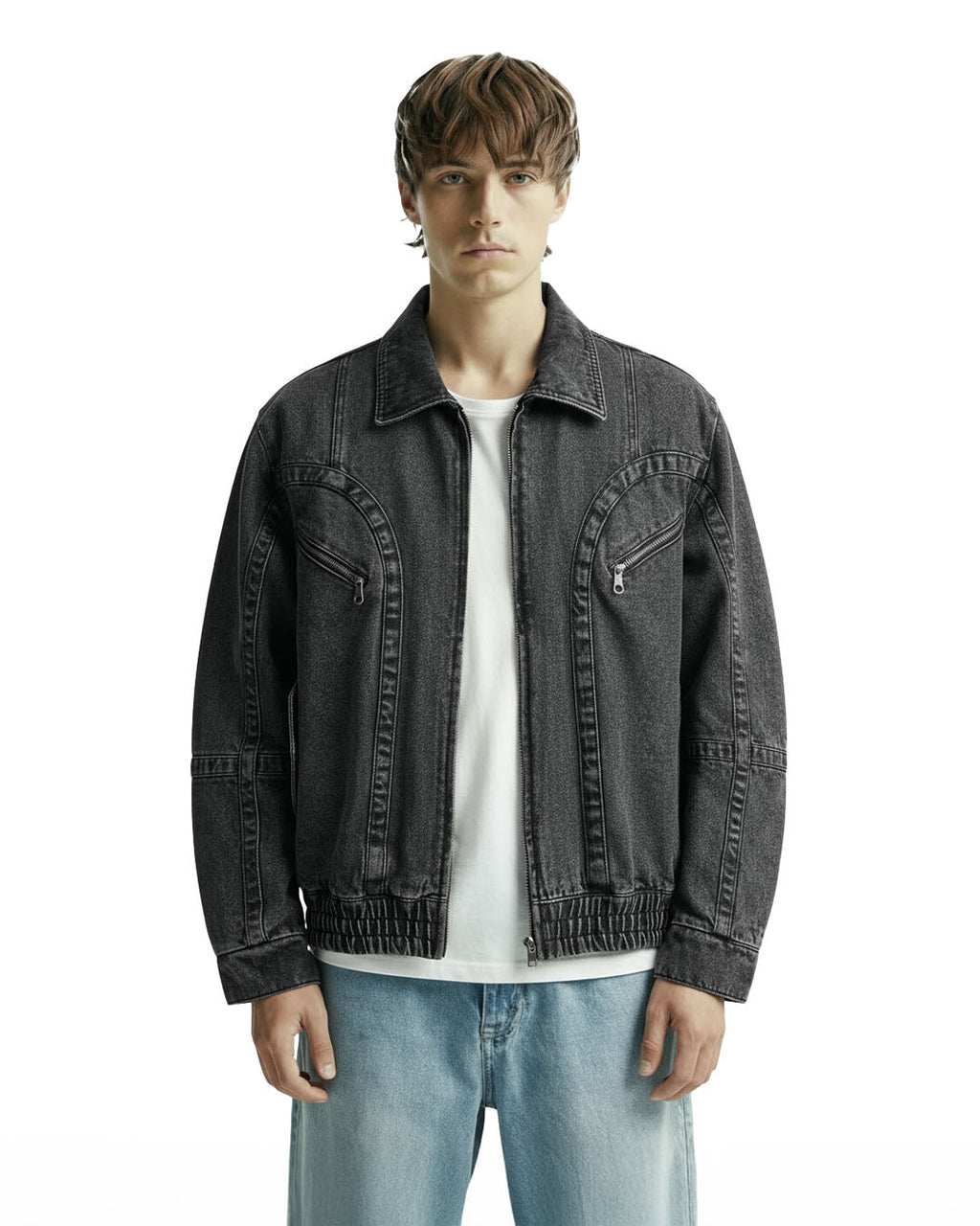 Over Drive Washed Denim Jacket