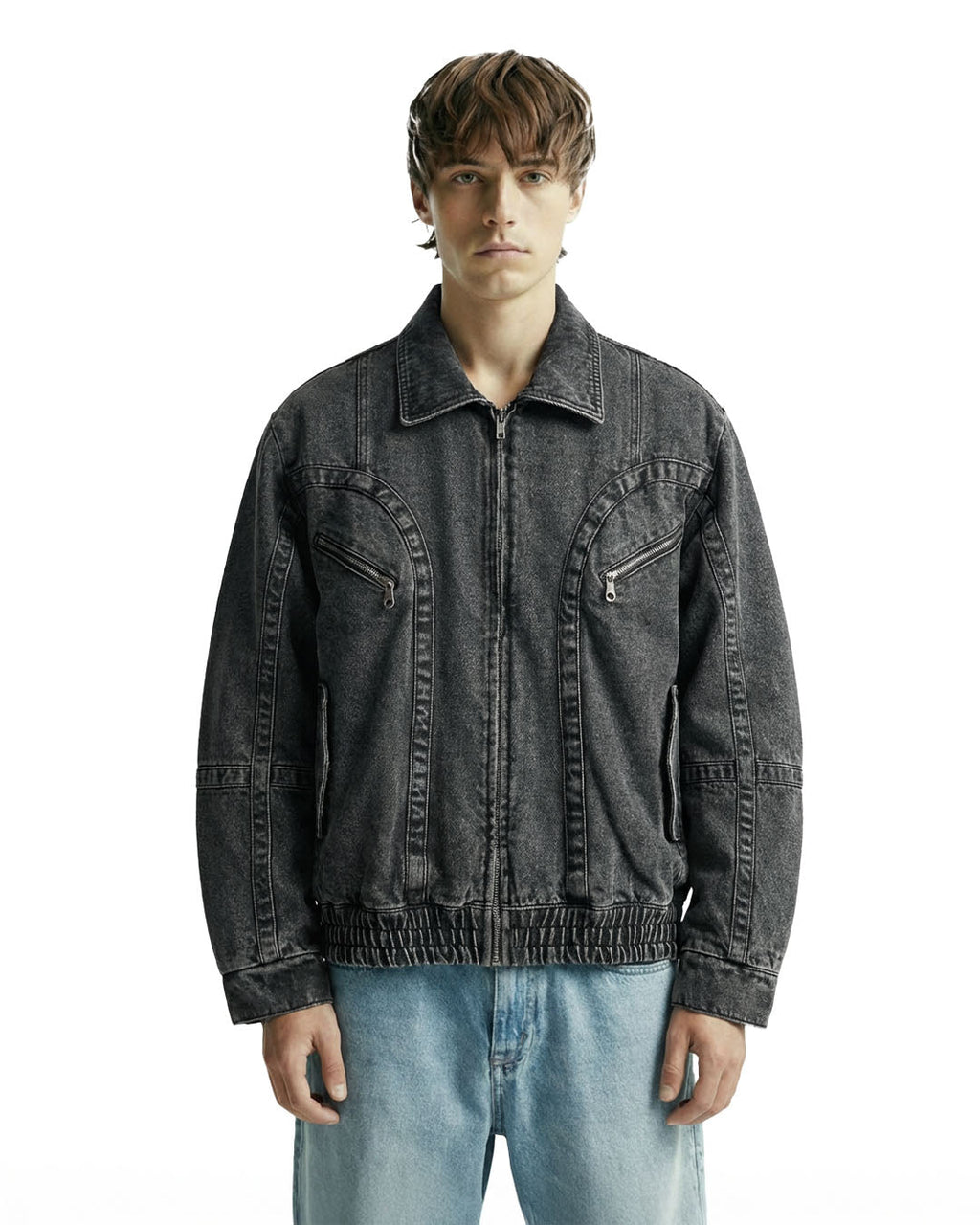 Over Drive Washed Denim Jacket