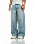 Frost Blue Baggy Denim Jeans