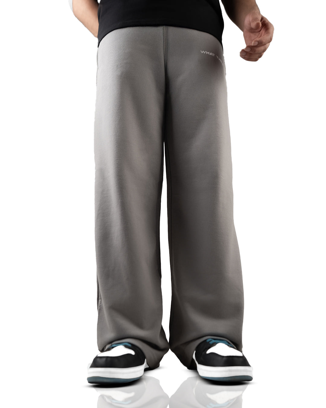 Grey Essential Cotton Pants