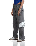 Grey Parachute Pants