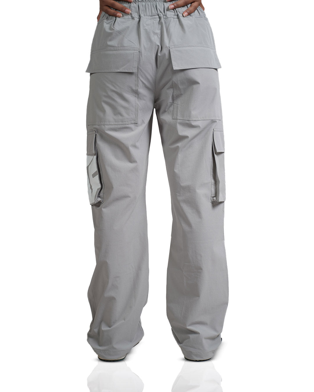 Ice Grey Parachute Pants