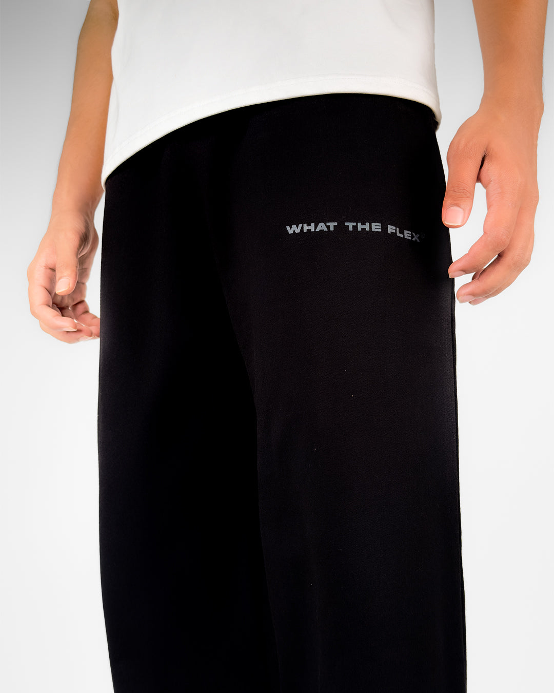 Lethal Black Essential Cotton Pants