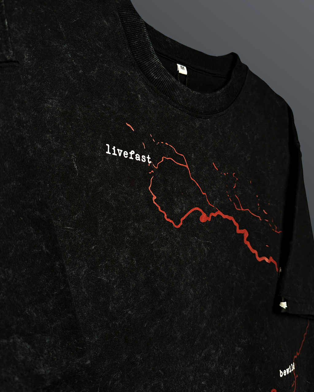 Mayhem Black Acid Wash T-Shirt