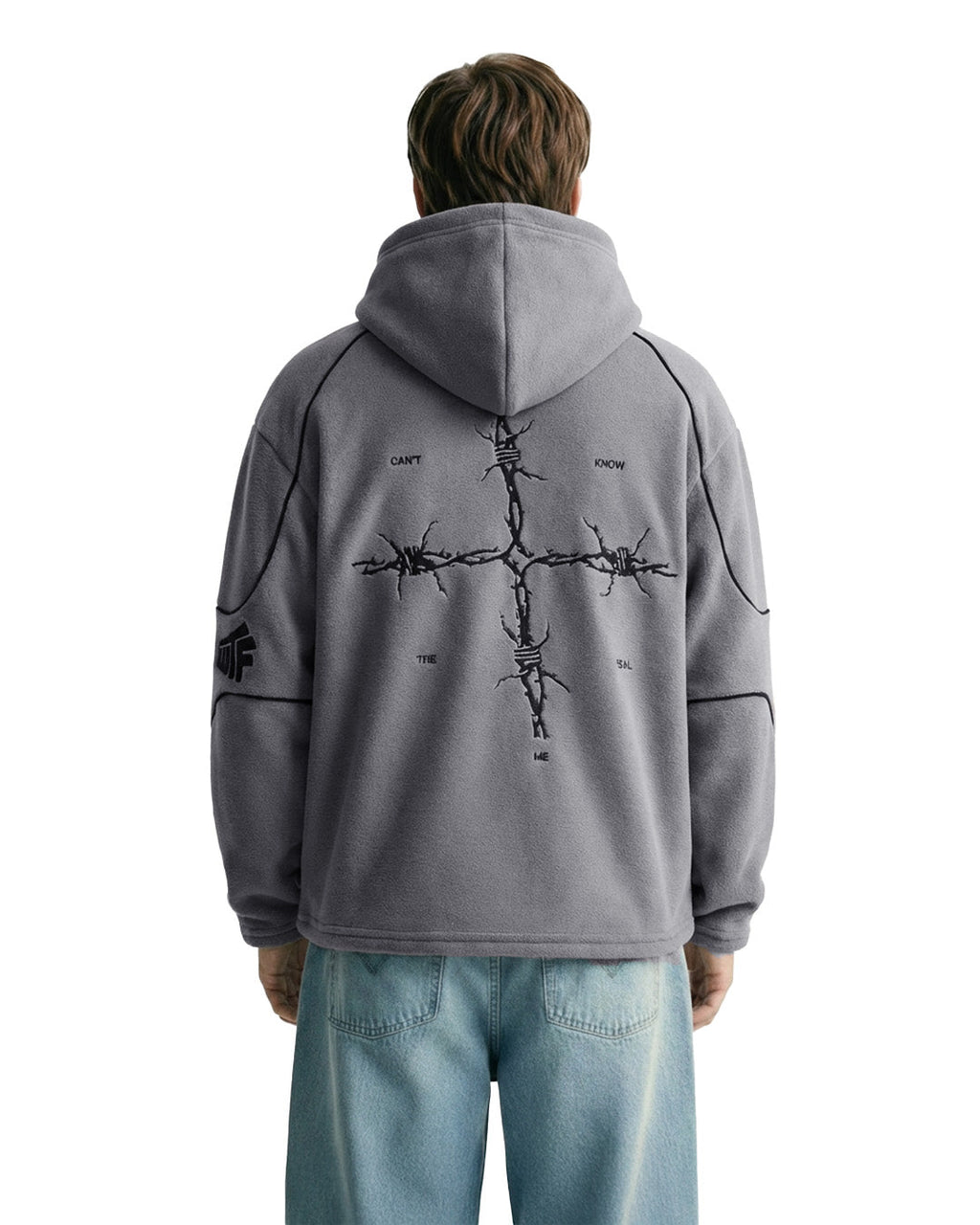 Mystery Grey Cloud Feel Hoodie