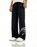 Motion Sick Black Cotton Pant