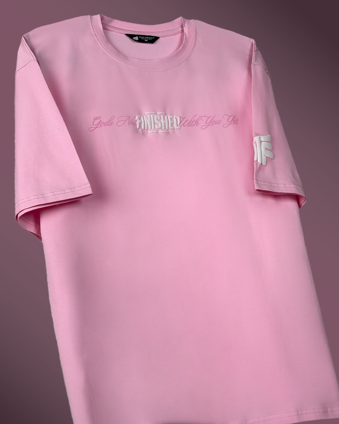 New World Energy Pink Oversized T-shirt