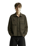 Olive Mono Air Overshirt
