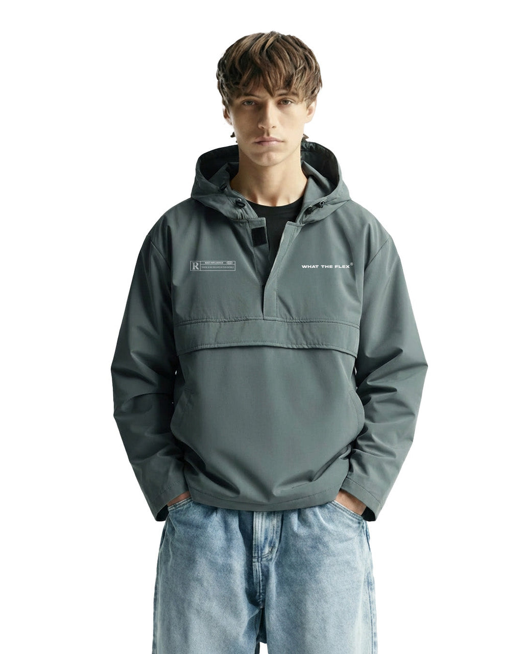 Signature Green Air Nylon Hoodie