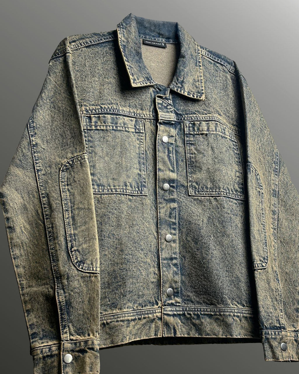 Outlaw Burnt Blue Denim Jacket