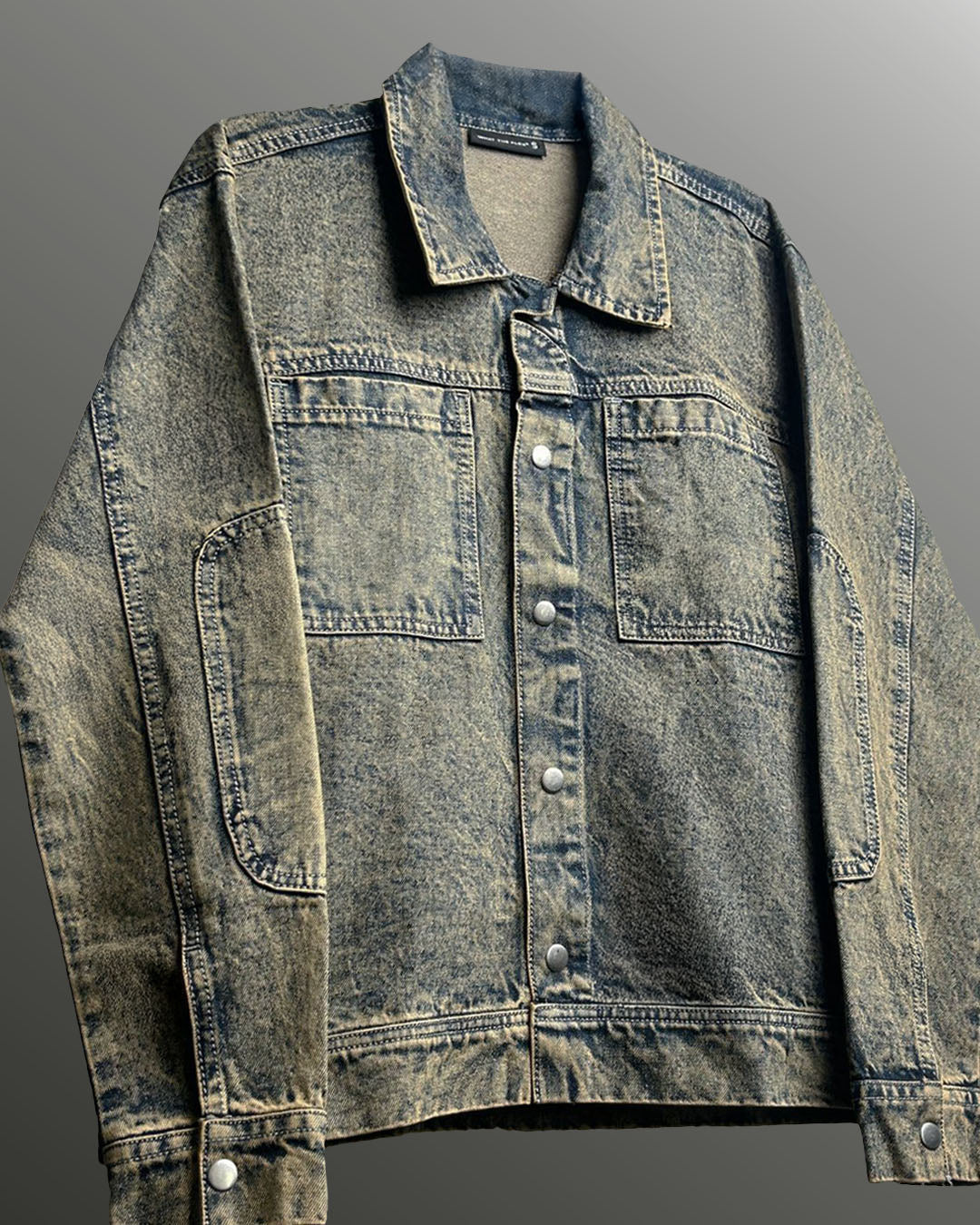 Outlaw Burnt Blue Denim Jacket