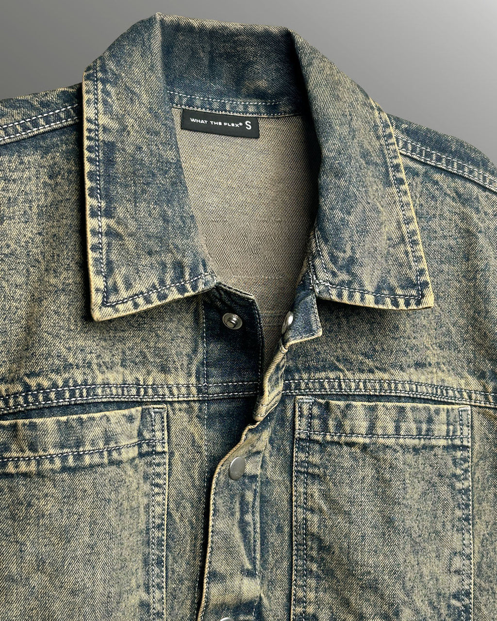 Outlaw Burnt Blue Denim Jacket