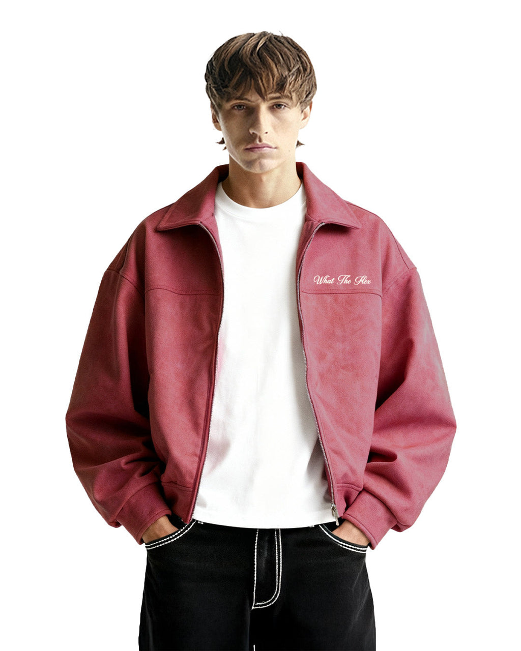 Life's Nice Coral Suede Jacket